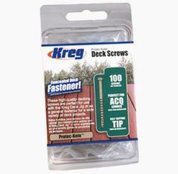 Kreg terassiruuvi 50 mm, Protec-Kote 100 kpl - Kreg Decking Jig ruuvit - SDK-C2W-100 - 1