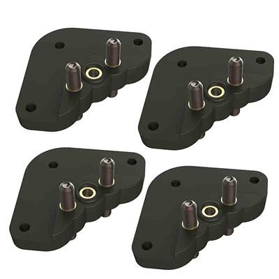 Kiinnityskulma / Insert plate levelers, 4 kpl - Jyrsinpöytätarvikkeet - PRS3040 - 1