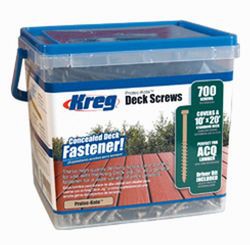 Kreg terassiruuvi 50 mm, Protec-Kote 700 kpl - Kreg Decking Jig ruuvit - SDK-C2W-700 - 1
