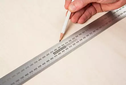 Axminster teräsviivain 1000 mm - Viivaimet - AX104521 - 1