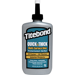 Titebond Quick & Thick Glue, 237 ml - Titebond - 600201 - 2