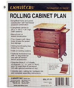 Työohje, työkalukaappi pyörillä, Rolling Cabinet Plan - TeeSeItse-tarvikkeet - 05L1701 - 1