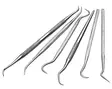Dental Probes, 6 pcs - Lovileikkausveitset - 700431 - 1