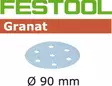 Hiomapaperi Granat 90 mm/240 grit, 100 kpl - Festool Hiomistarvikkeet - 497371 - 1
