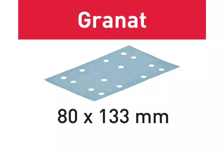 Hiomapaperi Granat 80x133 mm, P150 GR/10 - Festool Hiomistarvikkeet - 497121 - 1