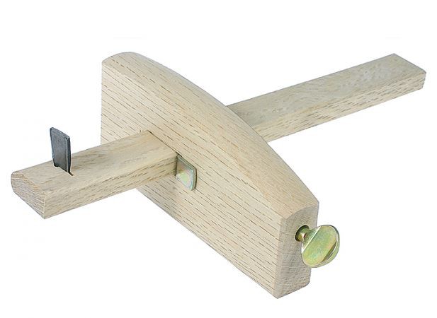 Japanese marking gauge, single cutter, screw clamping - Suuntaispiirtimet - 717101 - 1