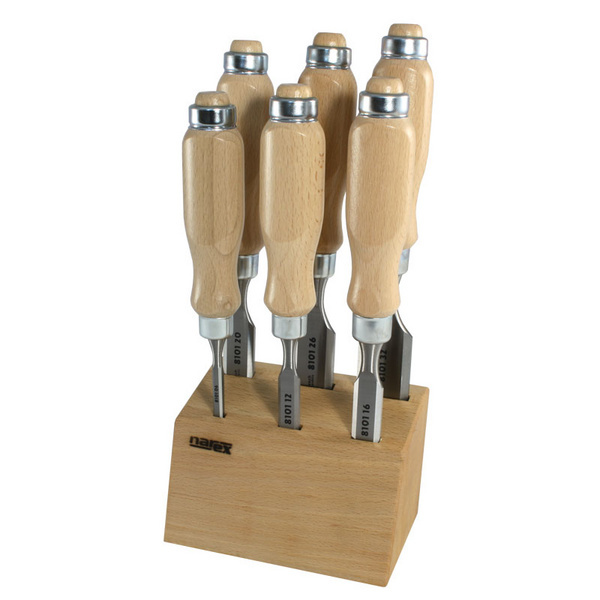 Narex talttasarja puutelineessä, 6kpl - Puusepäntalttasarjat - 877601 - 1