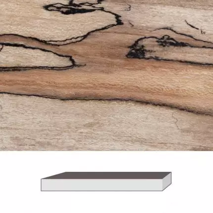 Red Beech, Spalted 300 x 40 x 40 mm - Kynä- ym aihiot - 831981 - 1