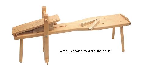 Työohje Veritas Traditional English Shaving Horse - Nauhahiomakoneet - 05L1901 - 1
