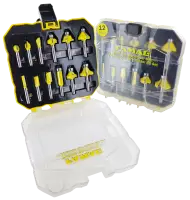 Famag 12 kpl jyrsinteräsarja Professional, muovikotelo - Jyrsinteräsarjat - 3382812 - 1