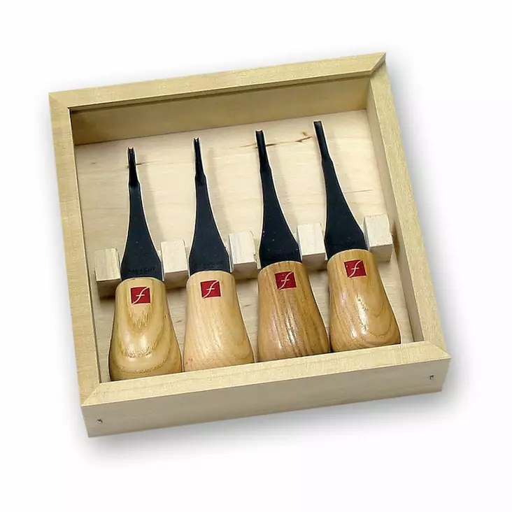 Flexcut FR604 4 Piece Mini Palm Set - Flexcut - AX474742 - 1