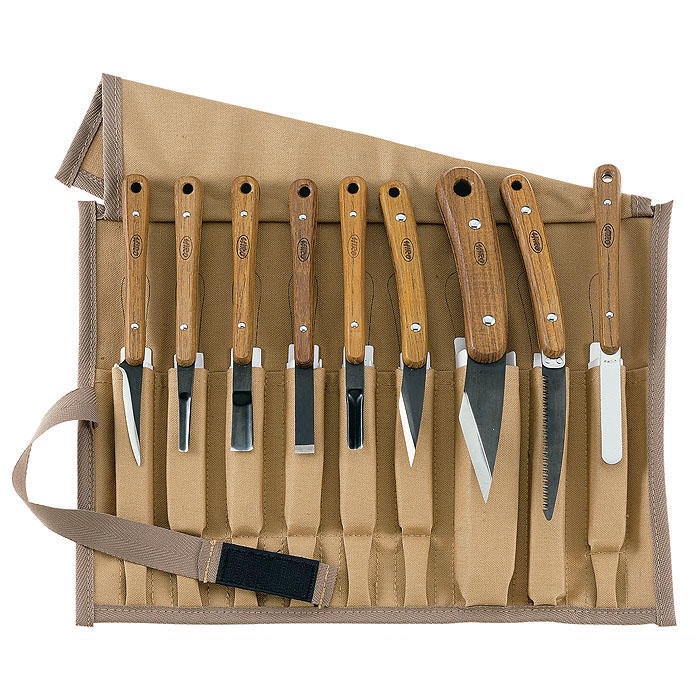 Japanilainen kaiverrusveitsisarja, 9-os - Lovileikkausveitset - 710742 - 1