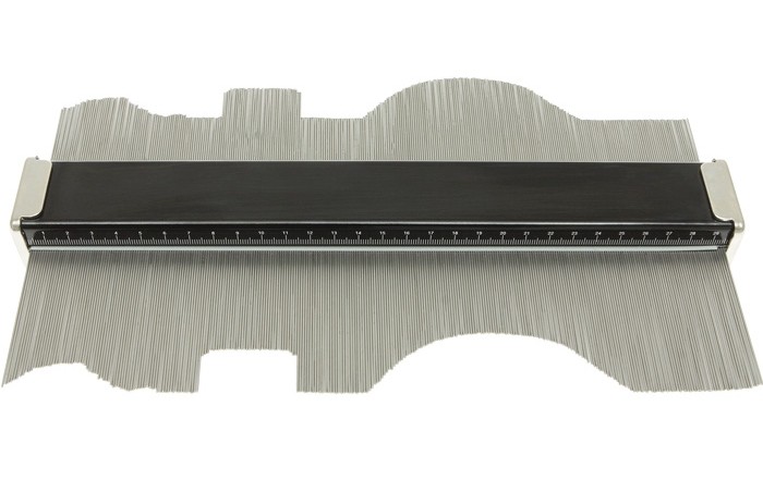 Muotokampa, teräslangat 300 mm - Viivaimet - 717142 - 1