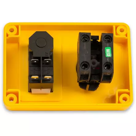 Nolla-jännitekytkin hätä-seispainikkeella - Puuntyöstökoneiden varaosat ja lisävarus - AX200093 - 2