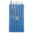 Glardon/Vallorbe Needle Files, 6 pcs - Viilat - 705053 - 2