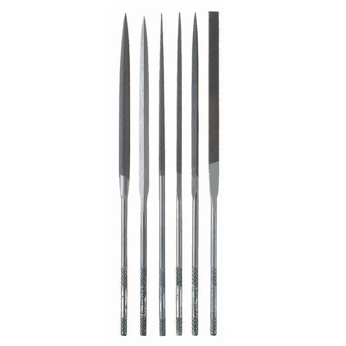 Glardon/Vallorbe Needle Files, 6 pcs - Viilat - 705053 - 1
