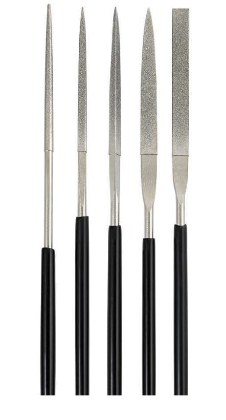 Timanttiviilasetti, 5 kpl, 140 mm - Timanttiteroittimet - 704934 - 1