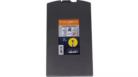 Alpen Timber Twist HSS -poranteräsarja - Poranteräsarjat - SAUALP25 - 2