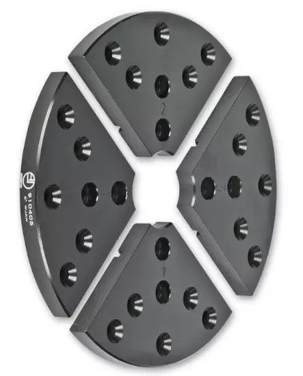 Nelileukaistukan tasoleuat, Axminster 150 mm - Istukat, leuat ja adapterit - AX910405 - 1