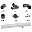 100 mm Dust Extraction Kit - Purunpoistotarvikkeet - AX210695 - 2