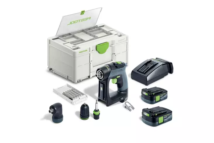 Akkuruuvinväännin CXS 12 2,5-Set - Festool Poraaminen ja ruuvaaminen - 576865 - 1