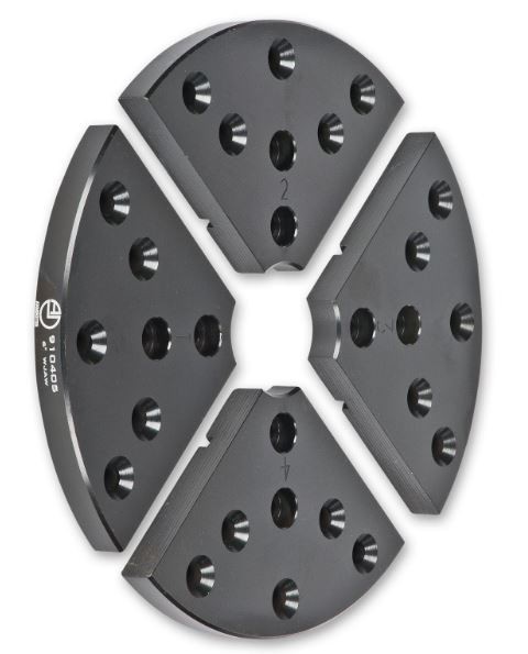 Nelileukaistukan tasoleuat, Axminster 150 mm - Istukat, leuat ja adapterit - AX910405 - 1