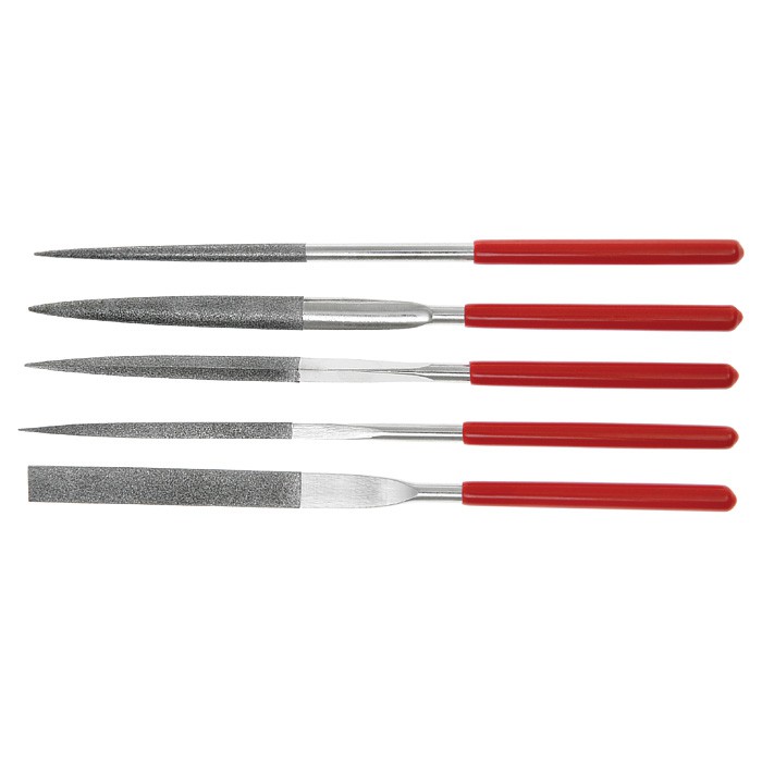 Timanttiviilasetti, 5 kpl, 180 mm - Timanttiteroittimet - 711045 - 1