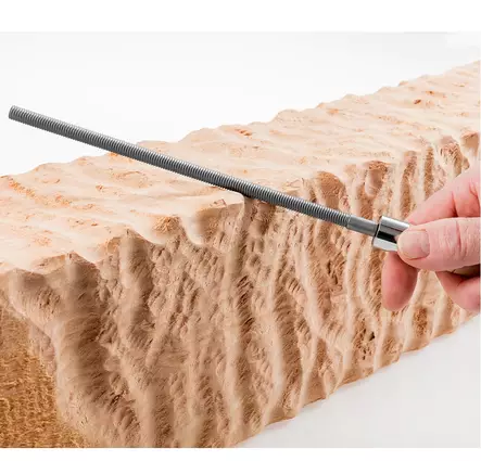 Iwasaki viila, pyöreä, puukahva - Viilat - 727956 - 2