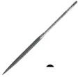 Glardon/Vallorbe half-round needle file, cut1/75 mm - Viilat - 705046 - 1