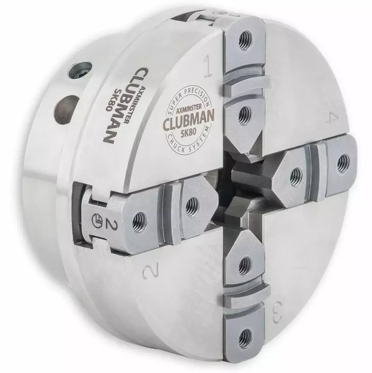 Axminster Clubman SK80 nelileukaistukka - Istukat, leuat ja adapterit - AX504546 - 1