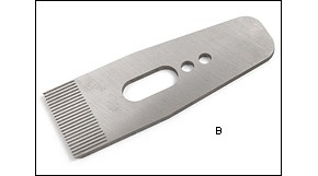 Veritas A2 Toothed Plane Blade 1 5/8" Block plane - Höylänterät ja tarvikkeet - 05P2206 - 1
