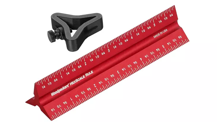 Woodpeckers HexScale Rule 150 mm - Viivaimet - W-HXSCL-6 - 1