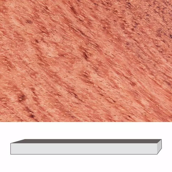 African Rosewood, 455 x 40 x 40 mm - Kynä- ym aihiot - 710867 - 1