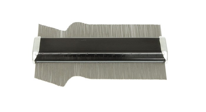 Muotokampa, teräslangat 150 mm - Viivaimet - 707167 - 1