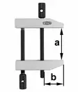 Parallel screw clamp PA 36/19 mm - Bessey - PA28 - 1