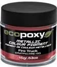 EcoPoxy Metallipigmentti Fire Truck 15g - Epoksit - AX106438 - 1
