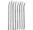 Rasp Set 8 pcs 250 mm - Raspit - 704578 - 1