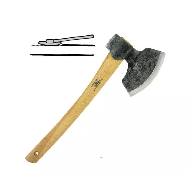 Gränsfors® Broad Axe No. 1900, Single Right Bevel - Kirveet - 705968 - 1