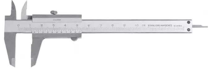 MIB Työntömitta - mattakromattu 100 mm - Mittavälineet - 1004008 - 1
