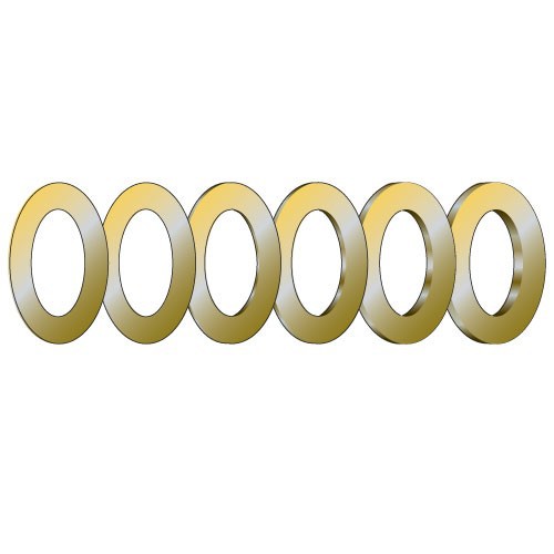 Shim Set 8 x 14 mm - Jyrsinterien tarvikkeet - SHIM-8 - 1