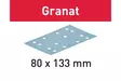 Hiomapaperi Granat 80x133 mm, P80 GR/50 - Festool Hiomistarvikkeet - 497119 - 1