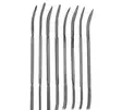 Riffler set 8 pcs, 200 mm, cut 3 - Raspit - 704559 - 1