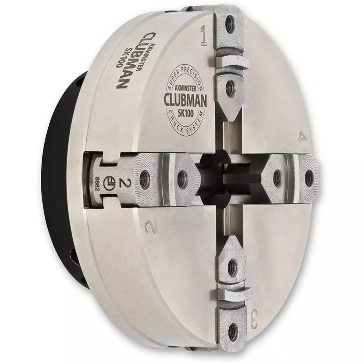 Axminster SK100 Clubman nelileukaistukka T38 M33 x 3,5 mm - Istukat, leuat ja adapterit - AX504539 - 1