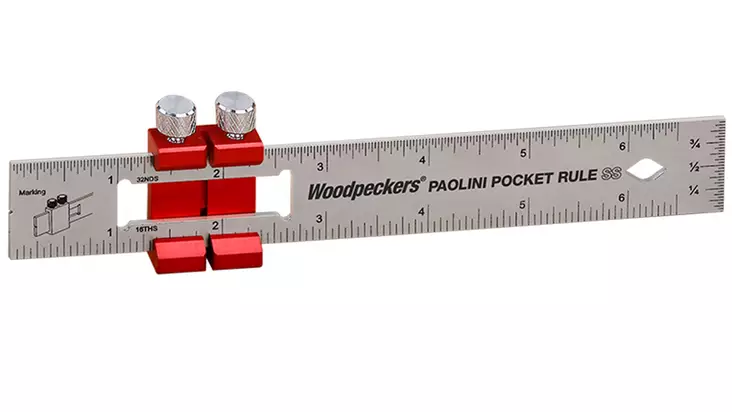 Woodpeckers Paolini Pocket Rule - 150mm - Viivaimet - W-PPRSS-150-19 - 1
