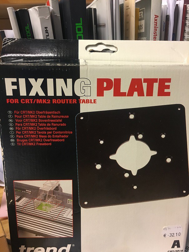 Fixing Plate A - Jyrsinpöytätarvikkeet - CRT-FP-A - 1