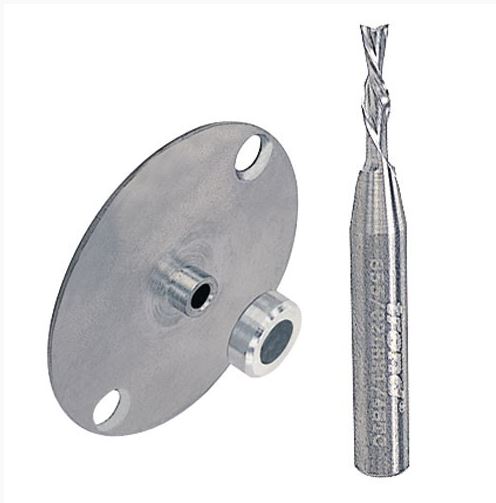 Inlay kit with 3,2 mm cutter 1/4" shank - Jyrsinohjaimet - INLAY-KIT-A - 1