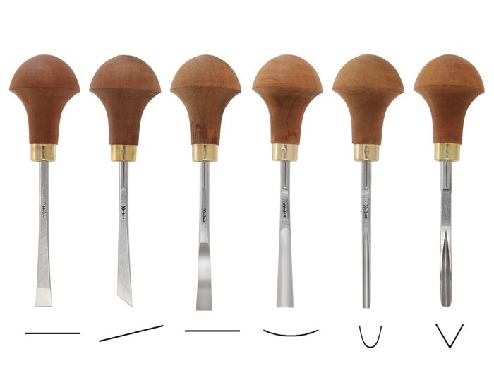 Pfeil, veistotalttasarja A, 6 kpl - Veistotalttasarjat - PF-LSA - 1