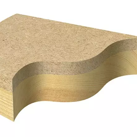 Template Profiler 9,5 mm x 6,35 mm - Suorat terät laakerilla - 46-900X1-4TC - 2