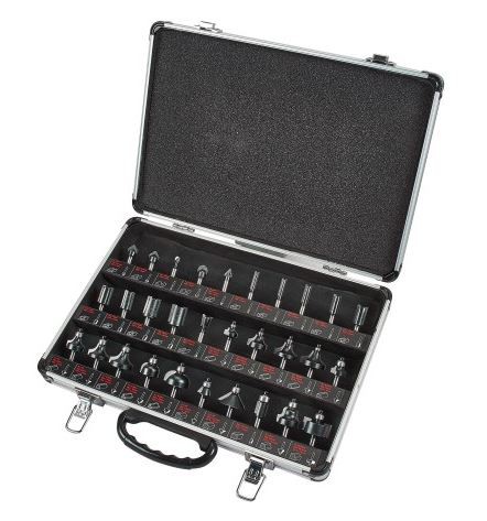 Trend Jyrsinteräsarja 30 kpl /Router cutter starter set - Jyrsinteräsarjat - SET-SS31X1-4TC - 1