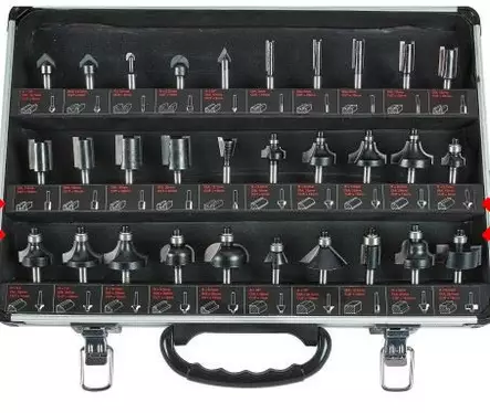 Trend Jyrsinteräsarja 30 kpl /Router cutter starter set - Jyrsinteräsarjat - SET-SS31X1-4TC - 2